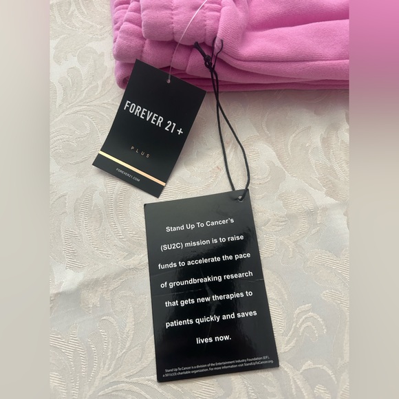 Brand new Forever 21 Pink Cancer Awareness Joggers - Picture 4 of 4